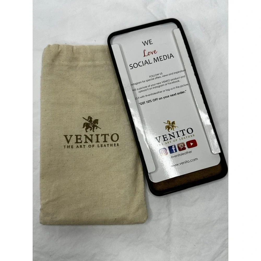 Venito Handcrafted Leather Phone Case Samsung Galaxy Brown Italy